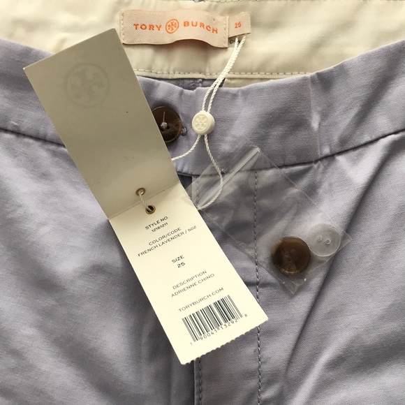 *NWT* TORY BURCH ‘Adrienne’ cropped chino pants - Picture 6 of 7